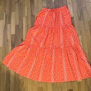 Boho/Western Midi Skirt